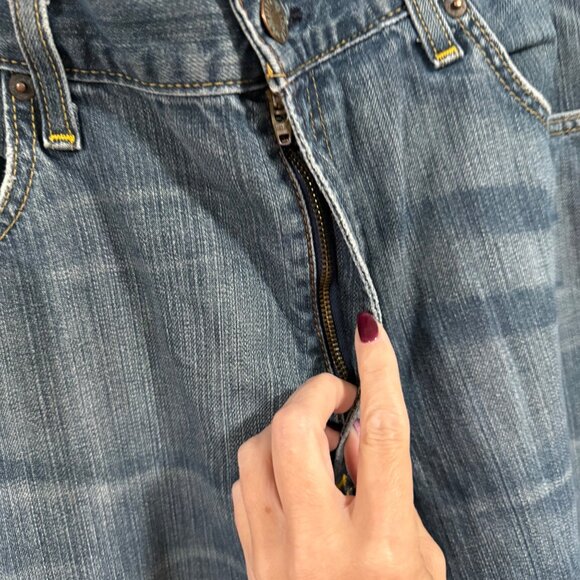 Levi's 569 Loose Straight Blue Jeans Men's Size 36 x‎ 32 - Picture 3 of 9